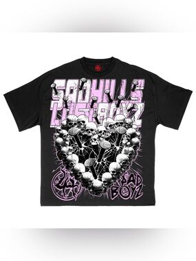 Sadboyz x Lost Hills - Skull Heart Tee